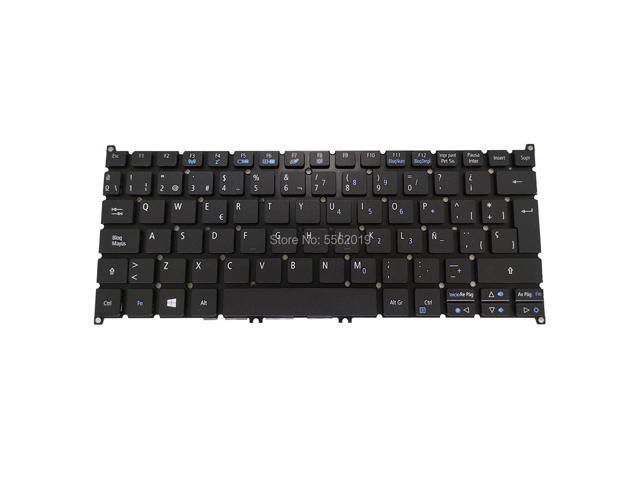 OVY SP Replacement keyboards for Acer Aspire spin 1 SP111 31 black laptops keyboard Spanish LA big enter key layout Genuine