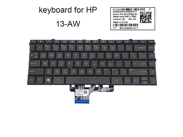 US backlit keyboard notebook for HP Spectre X360 13-AW 13 AW0008CA 13-AW0010CA English qwerty pc laptop keyboards 9Z.NGPBQ.301