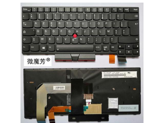 French Azerty Backlit keyboard for Lenovo ThinkPad A475 T470 T480 01AX364 01AX405 01AX446 PN SN20L72726 PK1312D1A00 PK1312D2A00