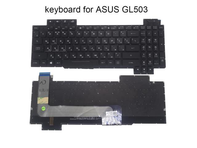 RU backlit laptop keyboard for ASUS ROG Strix GL503V GL503VS GL503 VM GL503GE GL703VD Russian gamers keyboards sales AEBKL700020