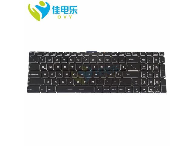 OVY LA Backlit Keyboard for MSI GS60 WS60 GS70 GS72 Latin Spanish black backlight Laptops Replacement keyboards V143422AK sale