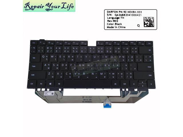 TH TI Thai Keyboard for Huawei MateBook X Pro MACH-W19 MACH-W29 MACHR-W19 W19B W19C W29B 9Z.NEXBH.003 Laptop Keyboards