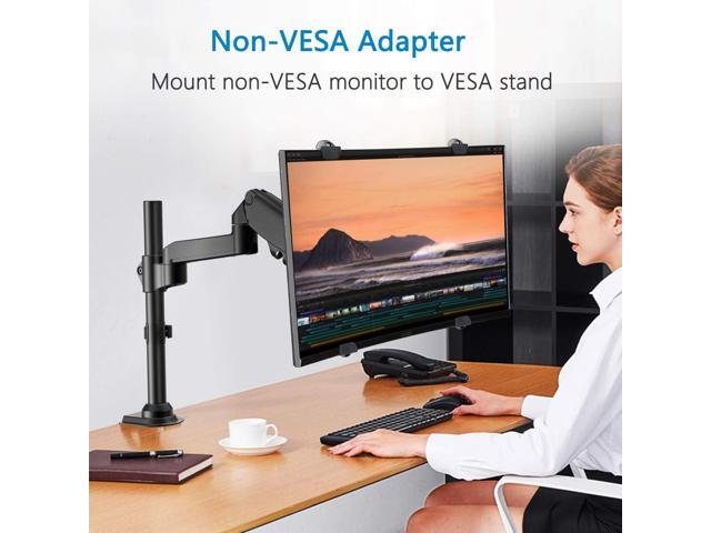 HUANUO Universal VESA Mount Adapter Kit, Non-VESA Adapter for 17 to 27 Inch Monitor Screens to 75x75 VESA Mount