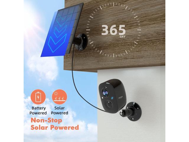 Dzees Upgrade Solar Camera Security Outdoor Wireless, Wireless Outdoor Security Cameras with Solar Panel, 2K Color Night Vision, Spotlight/Alarm,...