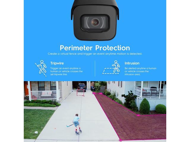 Amcrest UltraHD 4K (8MP) Outdoor Bullet Security IP POE Camera, 98ft NightVision, 2.8mm Lens, IP67 Weatherproof, 256GB MicroSD Recording, Black...