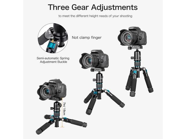 Koolehaoda Portable Mini Tripod Aluminum Alloy Tabletop Tripod Height 20 inch / 51cm with 360 Degree Ball Head and Bag for DSLR Camera, Video...