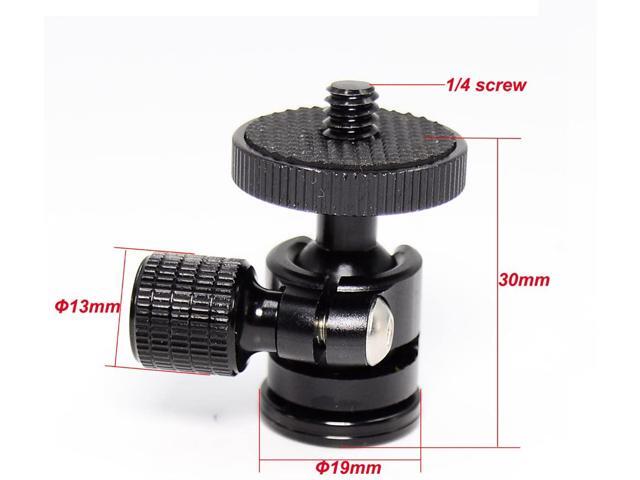 koolehaoda 3/8 Mini Ball Head for Camera Tripod Monopod (3/8 Ball Head)