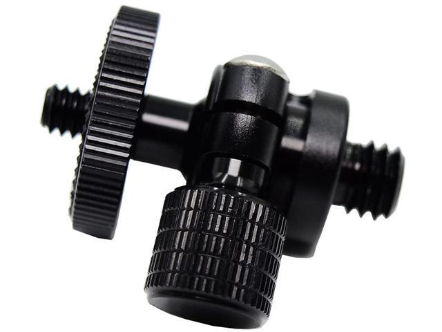 koolehaoda small Ballhead Camera Ball Head Tripod Mount and 1/4 to 3/8 Connector 1/4 to 3/8 Connector)
