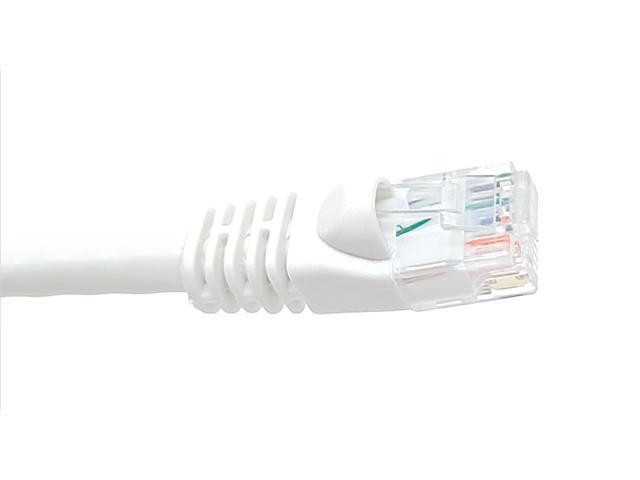 Micro Connectors 75 Feet Category 6 UTP RJ45 Patch (24AWG) Cable White (E08-075W)