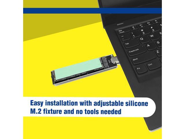 Micro Connectors M.2 NVMe & SATA SSD to USB 3.2 Gen 2x1 Type-A Adapter (NVME-S32USBA)