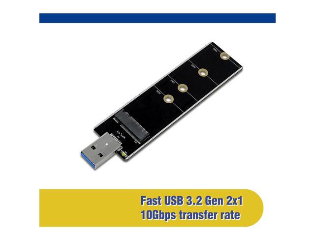 Micro Connectors M.2 NVMe & SATA SSD to USB 3.2 Gen 2x1 Type-A Adapter (NVME-S32USBA)
