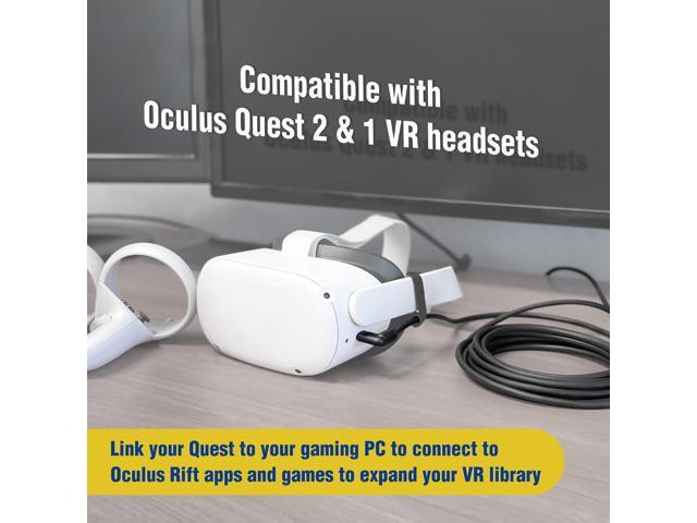 Micro Connectors 16 Feet USB 3.2 Gen 1 Right Angle C to C Cable for Quest Link