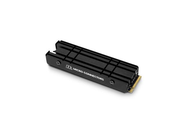 Micro Connectors M.2 SSD Double-Sided Aluminum Heat Sink Kit (NGFFM2-HSDS-BK)