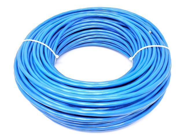 Micro Connectors 250 Feet Cat6 Solid STP Outdoor Bulk Ethernet 23AWG Cable (Blue) (TR4-560BLOU-250)