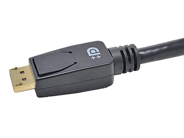 Micro Connectors 10 Feet VESA Certified DisplayPort 1.4 Cable With Latch (M05-14DPV-10)
