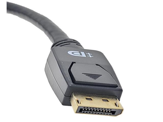 Micro Connectors 6 Feet VESA Certified DisplayPort 1.4 Cable With Latch (M05-14DPV-6)