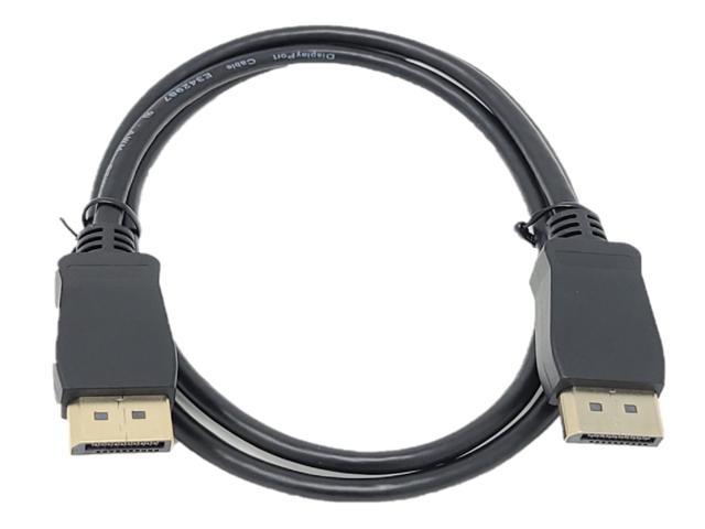 Micro Connectors 3 Feet VESA Certified DisplayPort 1.4 Cable With Latch (M05-14DPV-3)