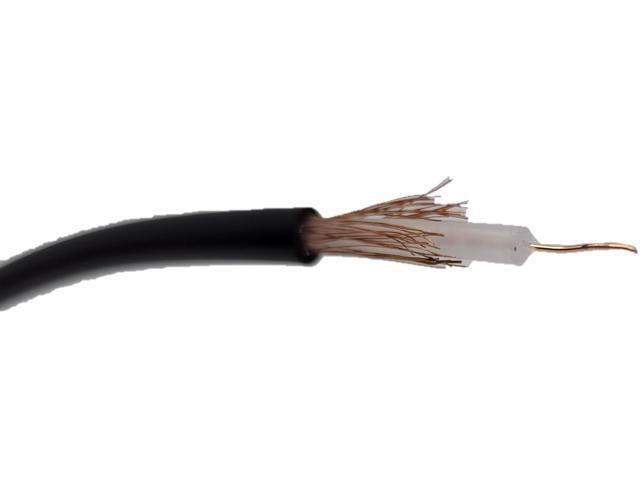 Micro Connectors 50 Feet RG58 50 Ohm Solid-Shielded Bulk Coaxial Cable (RG58T-050)