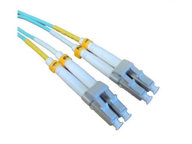 Micro Connectors 10 Meter LC/LC 10Gb Multi-Mode Duplex 50/125 OM3 Fiber Optic Cable (FBR-1010-10M)
