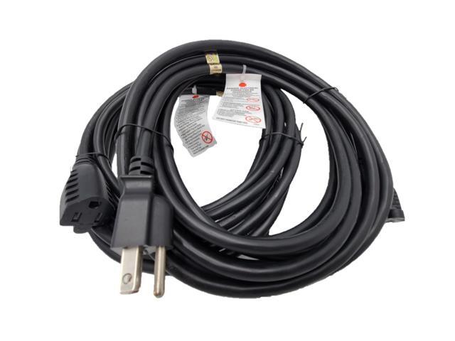 Micro Connectors 15 Feet UL Power Extension Cord 16 AWG/ 13 Amp (NEMA 5-15R to NEMA 5-15P) 2-Pack (M05-113EPR15-2P)