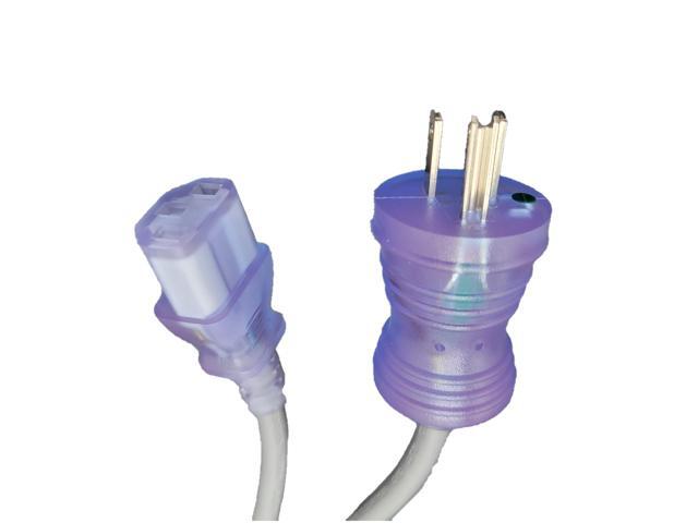 Micro Connectors 3 Feet Hospital Grade AC Power Cord 18AWG (NEMA 5-15PHG to IEC-60320-C13) - Gray (M05-113H18C-3)