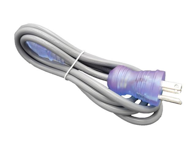 Micro Connectors 6 Feet Hospital Grade AC Power Cord 18AWG (NEMA 5-15PHG to IEC-60320-C13) - Gray (M05-113H18C-6)