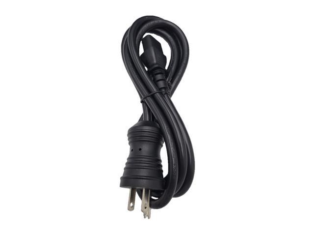 Micro Connectors 3 Feet Hospital Grade AC Power Cord 18AWG (NEMA 5-15PHG to IEC-60320-C13) - Black (M05-113H18BK-3)