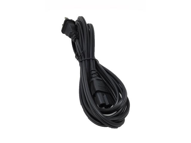 Micro Connectors 10 Feet 2-Prong Polarized Notebook (18AWG) Power Cord NEMA 1-15P To C7 (M05-125S10)