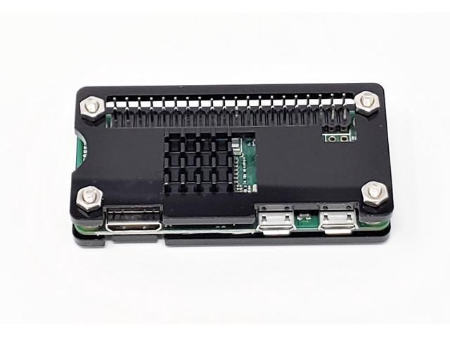 Micro Connectors Raspberry Pi Zero Starter Case Kit with Power Adapter and Cables (RAS-PCS01PWR-BK)