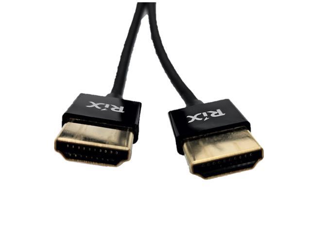 Micro Connectors 15 Feet HDMI 4K Ultra HD Slim High-Speed with Ethernet Cables 5-Pack (H2-15MAMASL-5)