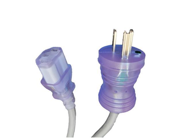 Micro Connectors 15 Feet Hospital Grade AC Power Cord 18AWG (NEMA 5-15PHG to IEC-60320-C13) - Gray (M05-113H18C-15)
