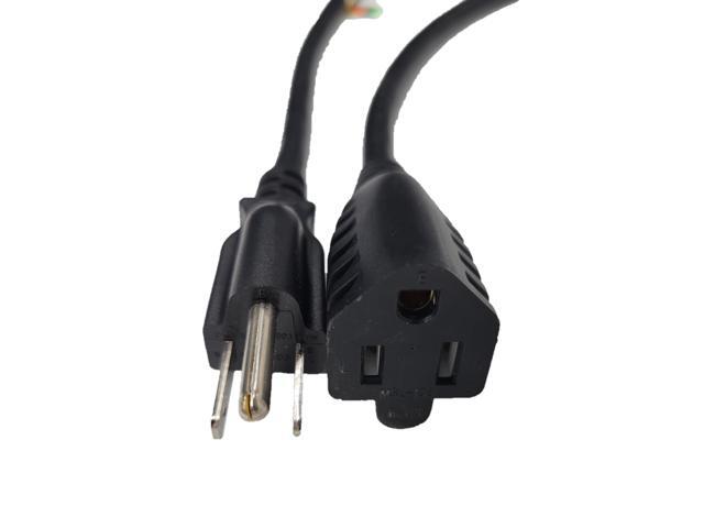 Micro Connectors 6 Feet UL Power Extension Cord 16 AWG/ 13 Amp (NEMA 5-15R to NEMA 5-15P) (M05-113EPR-6)
