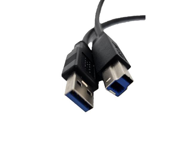 Micro Connectors 4 Feet USB 3.0 A-Male to B-Male Cable 5-Pack (E07-304AB-BK-5)