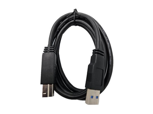Micro Connectors 4 Feet USB 3.0 A-Male to B-Male Cable 5-Pack (E07-304AB-BK-5)