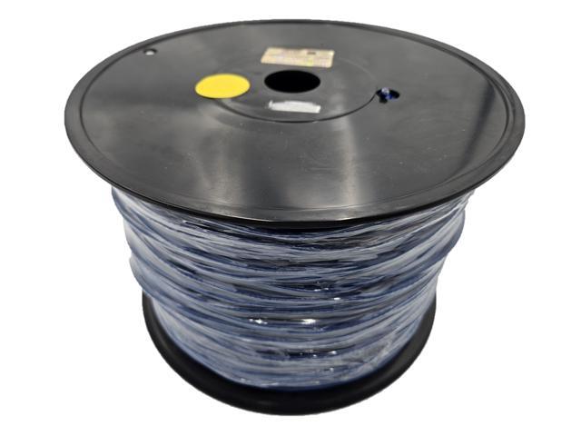 MICRO CONNECTORS 1000 Feet CAT6A Slim UTP Ethernet (28AWG) Bulk Cable Kit-Blue with 100-Boots/100-Connectors (TR4-570BLSL-CBK)