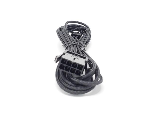 Micro Connectors Premium Sleeved PSU Cable Extension Kit (Black) (F04-240BK-KIT)