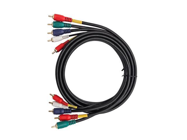 Micro Connectors Premium 5-RCA Component Video + Audio Cable (M05-1012)