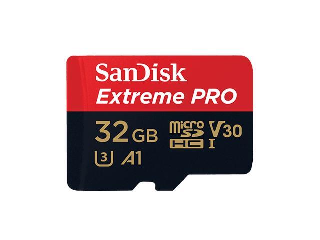 Sandisk A1 32GB Extreme PRO micro SDHC Card + Adapter 100MB/s V30 UHS-I U3
