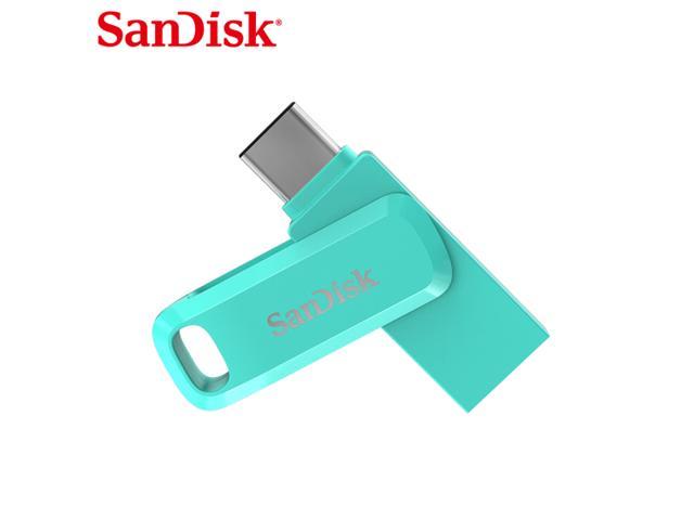 SanDisk 64GB Ultra Dual Drive Go USB Type-C & Type-A Tiffany Green (SDDDC3-064G-G46G)