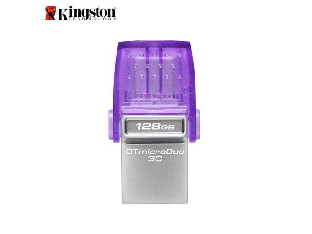 Kingston 128GB DataTraveler microDuo 3C USB Flash Drive USB Type-C and Type-A Flash Drive