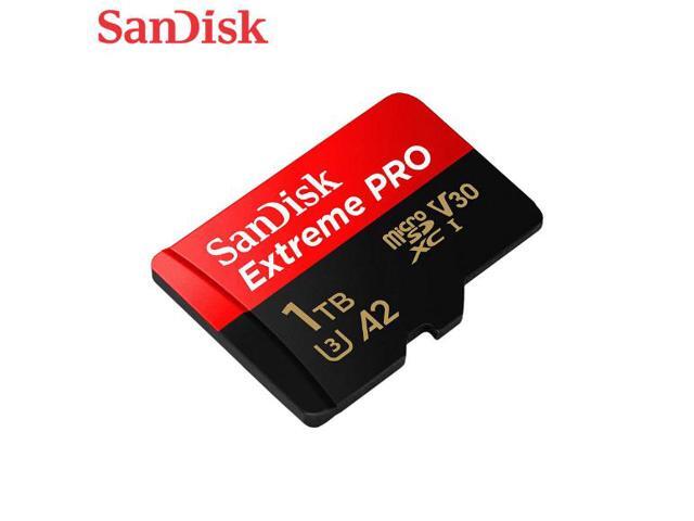 SanDisk 1TB Extreme PRO A2 microSDXC Card UHS-I U3 V30 Read Speed up to 200MB/s for 4K UHD Video (SDSQXCD-1T00-GN6MA)