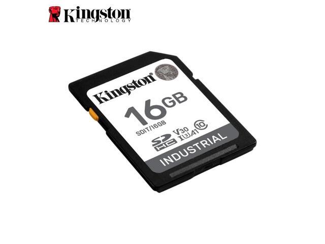 Kingston 16GB Industrial SD Memory Card UHS-I U3 V30 A1 Ideal for Extreme Conditions SDIT/16GB