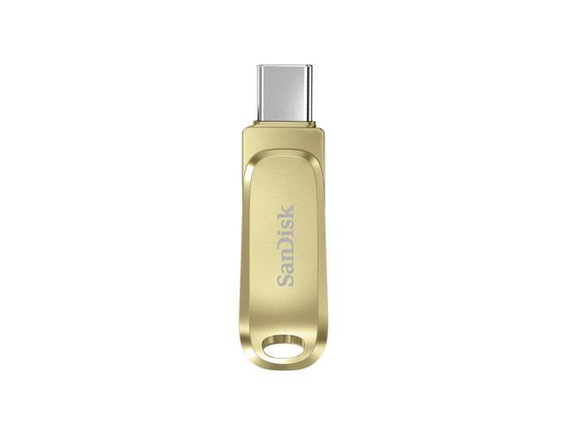SanDisk 512GB Ultra Dual Drive Luxe USB Type-C USB 3.2 Gen 1 Flash Drive [GOLD] SDDDC4-512G-G46GD