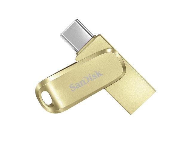 SanDisk 512GB Ultra Dual Drive Luxe USB Type-C USB 3.2 Gen 1 Flash Drive [GOLD] SDDDC4-512G-G46GD