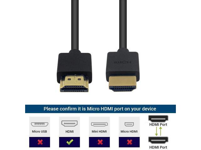 Duttek HDMI Coiled Cable, 4K HDMI Coiled Cable, Extreme Thin HDMI Male to Male Extender Coiled Cable for 3D and 4K Ultra HD TV Stick HDMI 2.0 Cord...