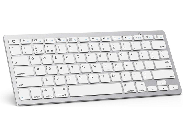 OMOTON Ultra-Slim Bluetooth Keyboard for iPad 10.2(10th/ 9th/ 8th Generation)/ 9.7, iPad Air 5th / 4th Generation, iPad Pro 11/12.9, iPad Mini, and...