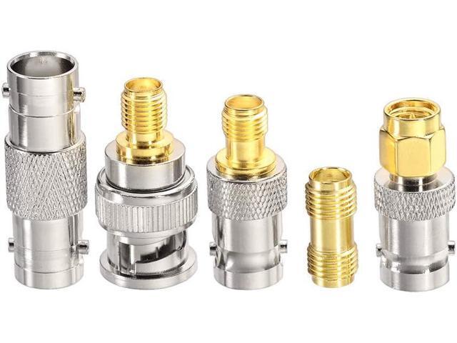 Superbat SMA Male to BNC Male Cable 20inches + 5pcs RF Coax Adapter Kit SMA to BNC Cable SMA BNC Adapter Cable Kit for RF...