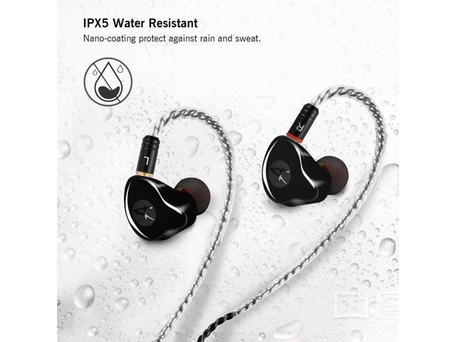 in Ear Monitor Headphones, HiFi Stereo IEM Earphones, Dynamic Dual Driver Wired Earbuds with Detachable Cable, Noise Canceling Headset for Singers...