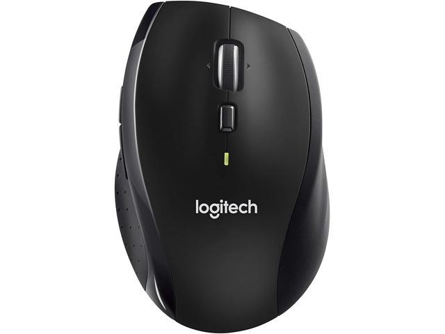 Logitech M705 Wireless Marathon Mouse for PC - Long 3 Year Battery Life, Ergonomic Shape with Hyper-Fast Scrolling and USB Unifying Receiver for.