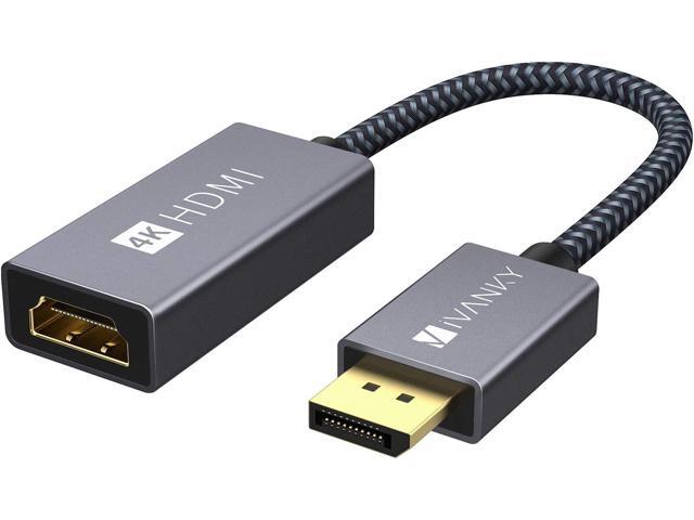 Active DisplayPort to HDMI Adapter, iVANKY Unidirectional 4K@60Hz DP to HDMI Adapter, [Updated New Model], Display Port to HDMI Compatible for HP,.